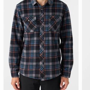 O’Neill Glacier Plaid Superfleece Standard Fit Shirt